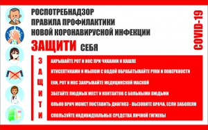 Плакат "Правила профилактики коронавируса" - fgospostavki.ru - Махачкала