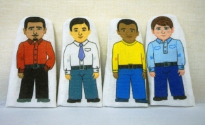 Набор пальчиковых кукол "Расы", 4 штуки - fgospostavki.ru - Махачкала