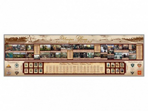 Настенное полотно "История России" (5000 х 1500 мм) - fgospostavki.ru - Махачкала