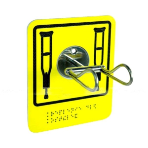 Травмобезопасный крючок-держатель для костылей и одежды - fgospostavki.ru - Махачкала