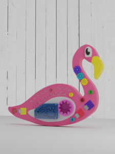 Бизиборд «Розовый фламинго» - fgospostavki.ru - Махачкала