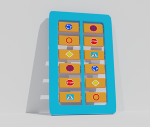 Игровая панель «Дорожные знаки»  - fgospostavki.ru - Махачкала