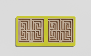 Межполушарная доска №13 желтая - fgospostavki.ru - Махачкала