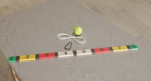 Мяч-маятник и планка для отбивания с цифрами - fgospostavki.ru - Махачкала