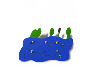 Тактильно-развивающая панель «Пруд» - fgospostavki.ru - Махачкала