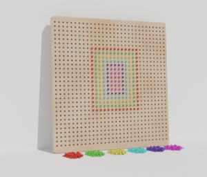 Тактильно-развивающая панель «Радужная мозаика» - fgospostavki.ru - Махачкала