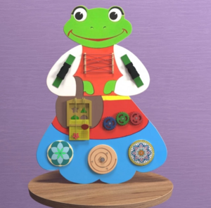 Бизиборд «Лягушка» - fgospostavki.ru - Махачкала