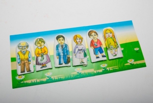 Набор пальчиковых кукол "Семья" - fgospostavki.ru - Махачкала