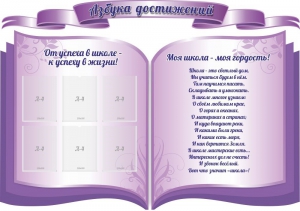 Стенд "Азбука достижений" (резной стенд из 3-х частей) - fgospostavki.ru - Махачкала