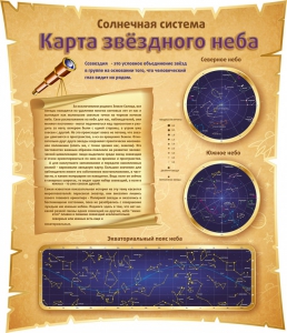 Стенд "Карта звездного неба" - fgospostavki.ru - Махачкала