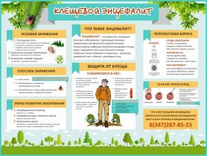 Стенд "Клещевой энцефалит" - fgospostavki.ru - Махачкала