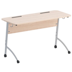 Стол двухместный ученический регулируемый на плоскоовальной трубе - fgospostavki.ru - Махачкала