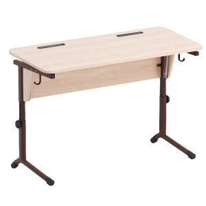 Стол ученический двухместный с наклоном столешницы (0-24°) на плоскоовальной трубе - fgospostavki.ru - Махачкала