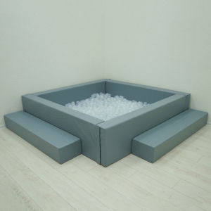 Сухой бассейн с шариками и RGB-подсветкой 140х140 см - fgospostavki.ru - Махачкала