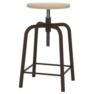 Табурет рабочий (винтовой механизм регулировки высоты сиденья) - fgospostavki.ru - Махачкала