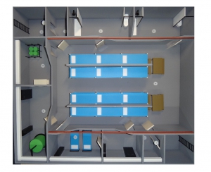 Макет "Убежище в разрезе" (встроенное убежище) - fgospostavki.ru - Махачкала