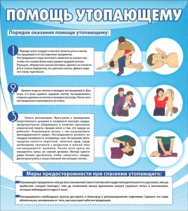 Стенд "Помощь утопающему" - fgospostavki.ru - Махачкала