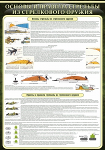 Стенд "Основные правила стрельбы из стрелкового оружия" - fgospostavki.ru - Махачкала