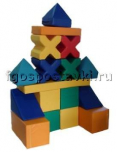 Мягкий модуль-конструктор "Замок" (17 элементов) - fgospostavki.ru - Махачкала