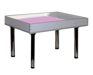 Световой столик для рисования песком напольный 80х60 сантиметров мультиколор с кармашком для песка - fgospostavki.ru - Махачкала