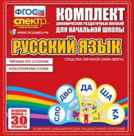 Динамические раздаточные пособия. Русский язык (веера). Читаем по слогам (слоги из двух букв). Конструируем слова (слоги из двух и трех букв). - fgospostavki.ru - Махачкала