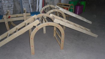 Лестница навесная с зацепами (420*2280 миллиметров, дерево) - fgospostavki.ru - Махачкала