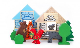 Комплект игрушек для сказкотерапии "Зайкина избушка" - fgospostavki.ru - Махачкала