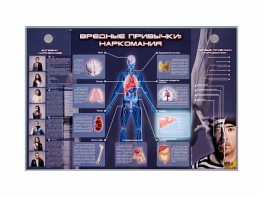 Электрифицированный стенд "Вредные привычки: наркомания" - fgospostavki.ru - Махачкала