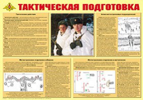 Плакат "Тактическая подготовка" - fgospostavki.ru - Махачкала