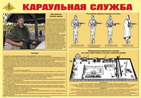 Плакат "Караульная служба" - fgospostavki.ru - Махачкала