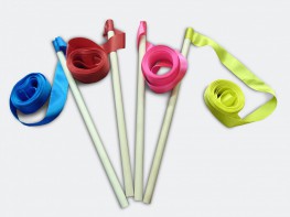 Лента атласная на деревянной палочке (0,5 метра) - fgospostavki.ru - Махачкала