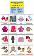 Раздаточные карточки "Одежда" - fgospostavki.ru - Махачкала