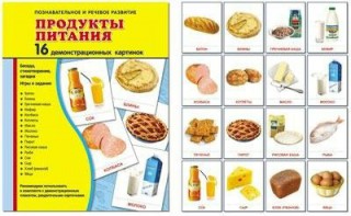 Демонстрационные карточки "Продукты питания" - fgospostavki.ru - Махачкала