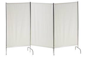 Ширма медицинская из нержавеющей стали без колес 3 секции - fgospostavki.ru - Махачкала