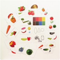 Набор магнитных карточек "Загадки-отрицания". Плоды - fgospostavki.ru - Махачкала