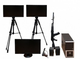 Учебно-тренировочный комплекс огневой подготовки "Стрелец-2/М" (мишень-монитор, массогабаритные макеты оружия АК и ПМ) - fgospostavki.ru - Махачкала