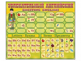 Комплект оборудования "Английский алфавит" с комплектом тематических магнитов - fgospostavki.ru - Махачкала