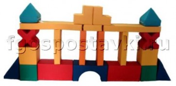 Мягкий модуль-конструктор "Архитектор" (22 элемента) - fgospostavki.ru - Махачкала