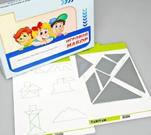 Игровой набор "Танграм" (с комплектом карточек) - fgospostavki.ru - Махачкала