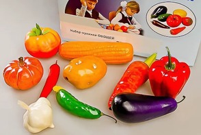 Набор муляжей овощей - fgospostavki.ru - Махачкала