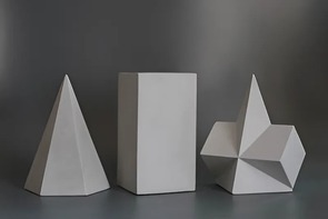 Набор гипсовых геометрических тел (15 штук) - fgospostavki.ru - Махачкала