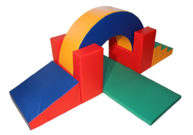 Модуль-трансформер № 3.1 (с полукольцом и ступенькой), 6 элементов - fgospostavki.ru - Махачкала