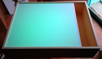 Планшет для рисования песком с RGB подсветкой (80х60 см) - fgospostavki.ru - Махачкала