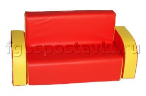 Бескаркасный диван ВИК с подлокотниками - fgospostavki.ru - Махачкала