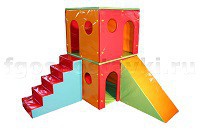 Домик игровой двухэтажный (комплект) - fgospostavki.ru - Махачкала