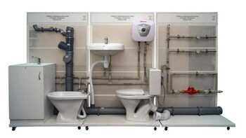 Учебный трехмодульный стенд «Слесарь - сантехник» - fgospostavki.ru - Махачкала