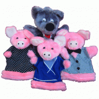 Набор перчаточных кукол "Три поросенка" - fgospostavki.ru - Махачкала