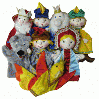 Набор перчаточных кукол "Иван-царевич и серый волк" - fgospostavki.ru - Махачкала