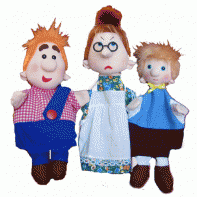 Набор перчаточных кукол "Карлсон, который живет на крыше" - fgospostavki.ru - Махачкала