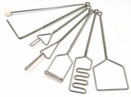 Комплект "Постановочные зонды с витыми ручками шариковый зонд на тонкой ручке" (7 штук) - fgospostavki.ru - Махачкала